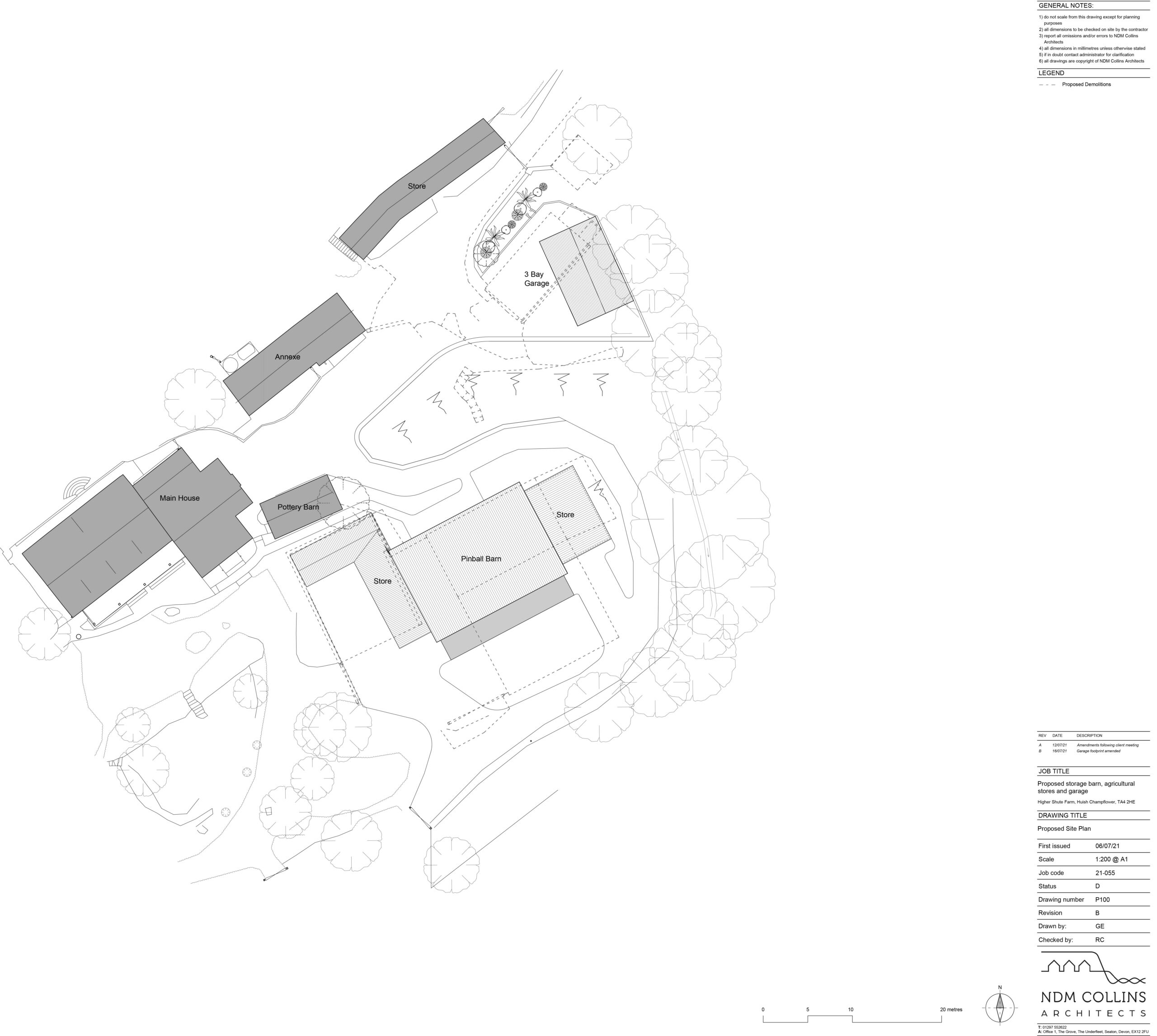 21-055_P100B_Proposed_Site_Plan Proposed Garage